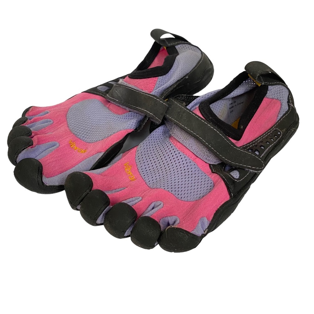 Vibram Fivefingers Toe Shoes Pink Purple ladies size 34